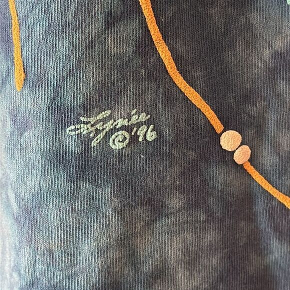 LYNEE APPAREL Vintage 1996 Southwestern Puffy Tie Dye Oversized Tee - Picture 5 of 13